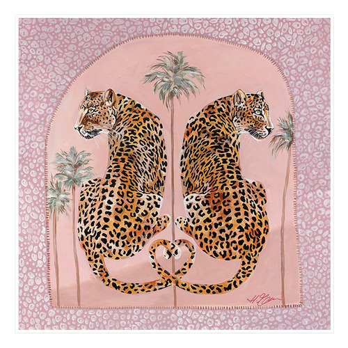 Synchronicity Pink Printed Wall Art
