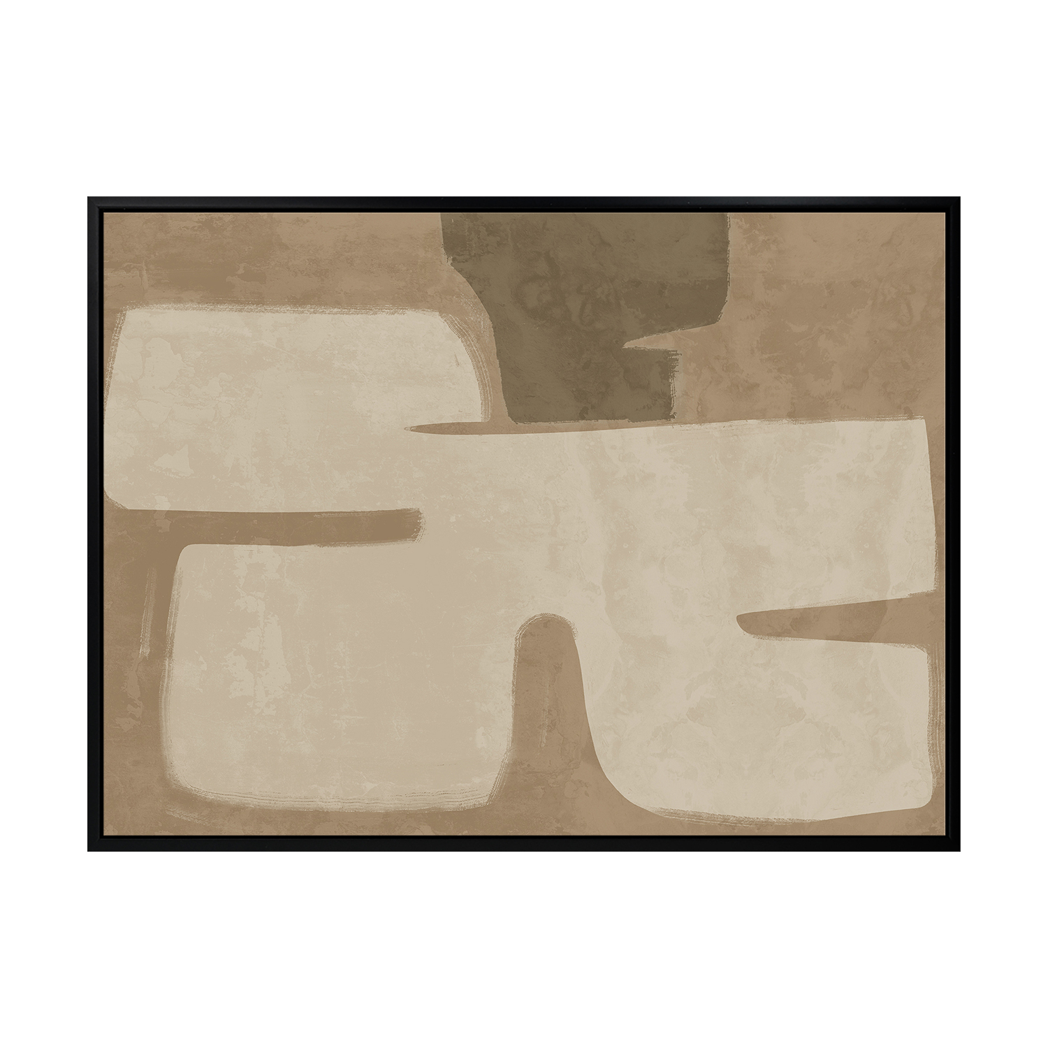 Poised Brown Printed Wall Art