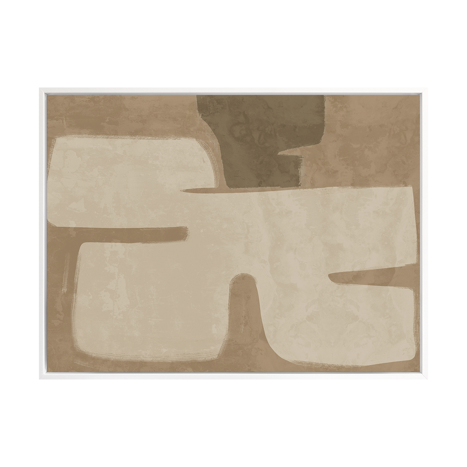 Poised Brown Printed Wall Art