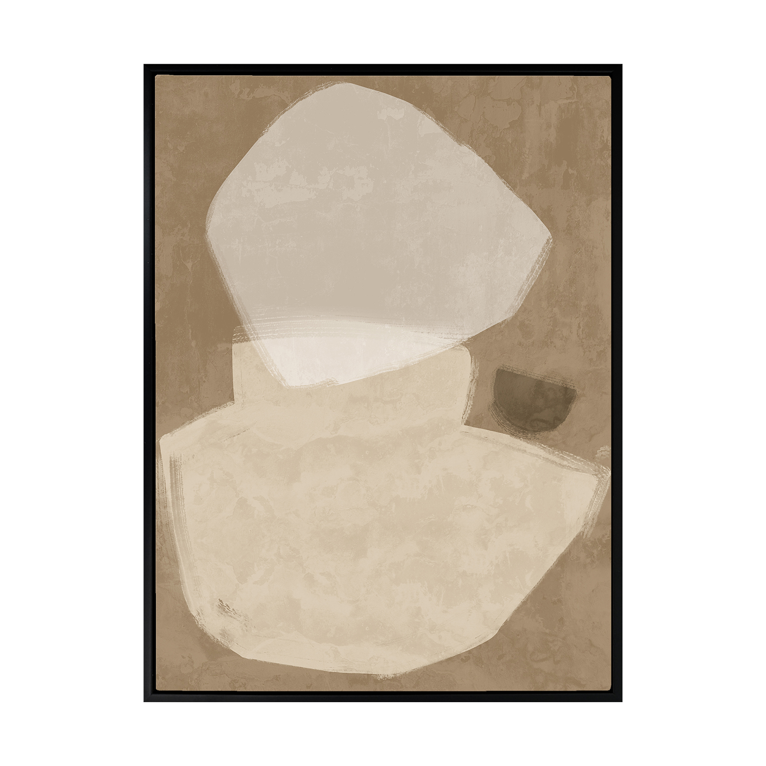 Balanced Brown Printed Wall Art