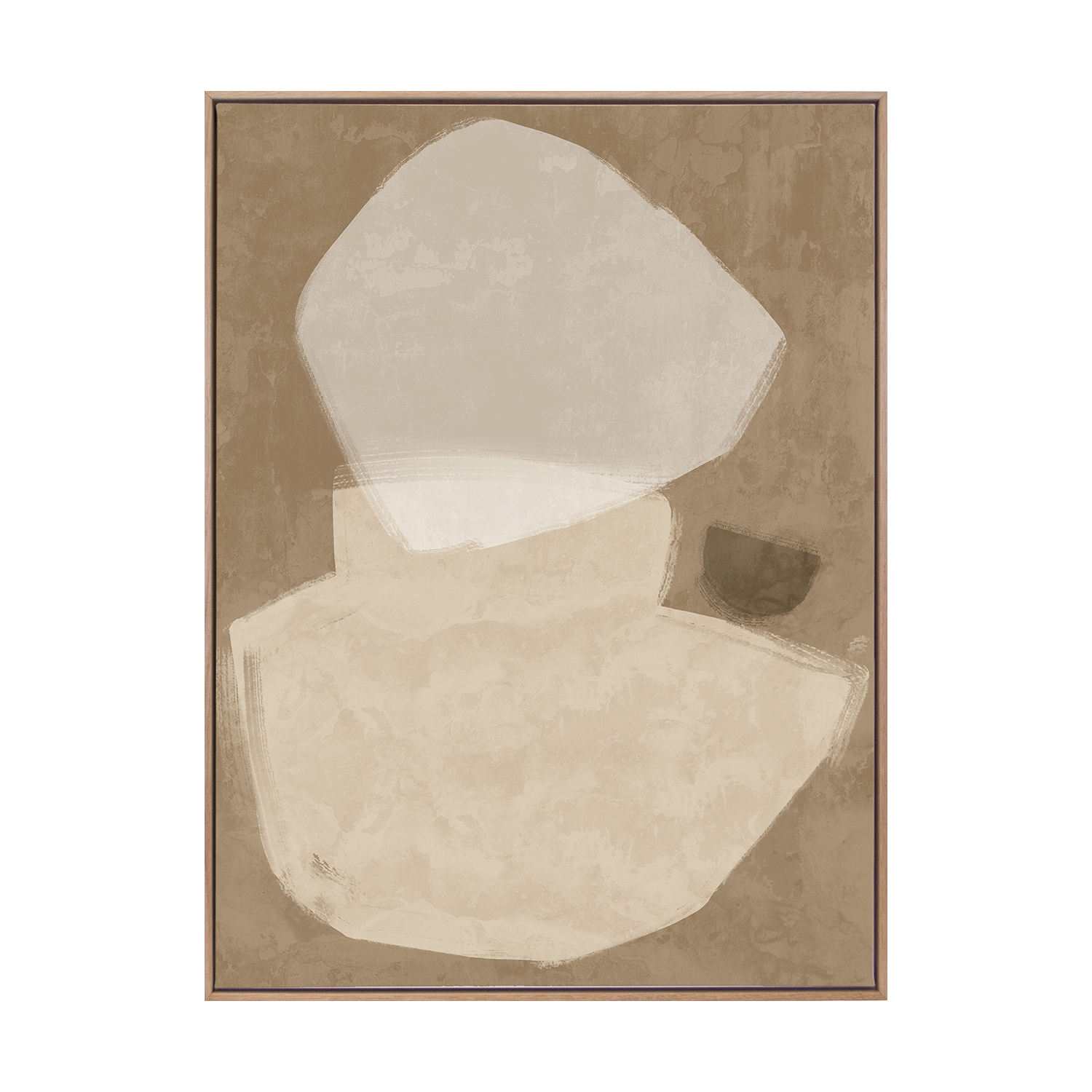 Balanced Brown Printed Wall Art