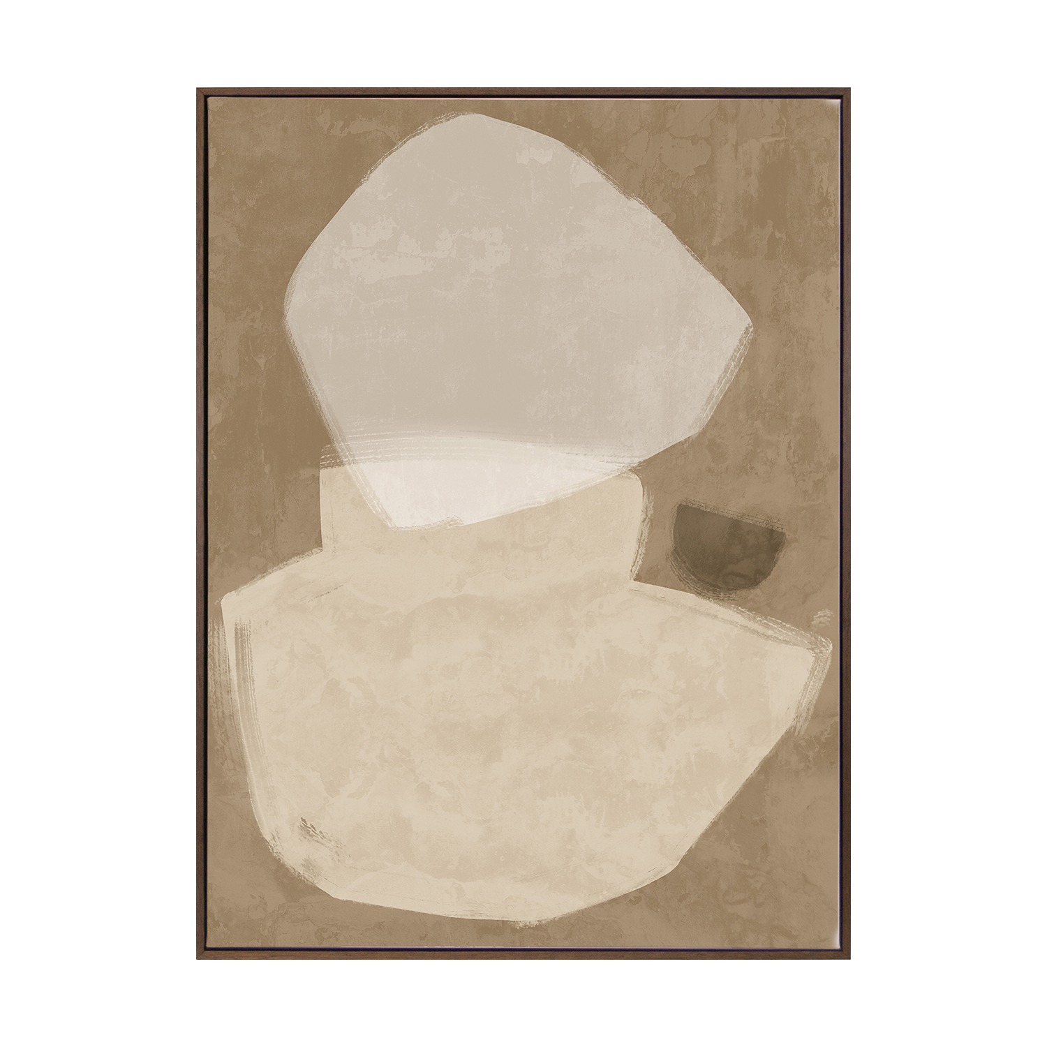 Balanced Brown Printed Wall Art
