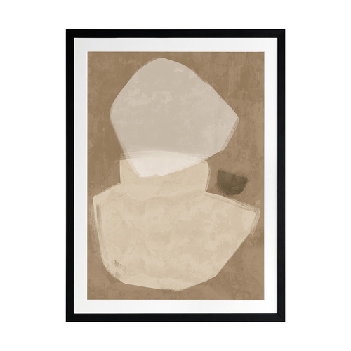 Balanced Brown Printed Wall Art