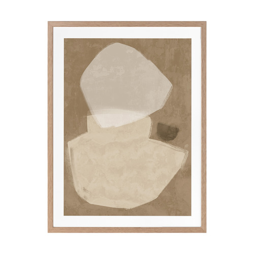 Balanced Brown Printed Wall Art