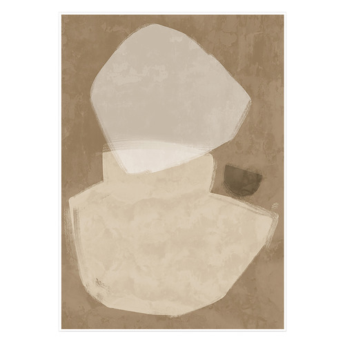 Balanced Brown Printed Wall Art