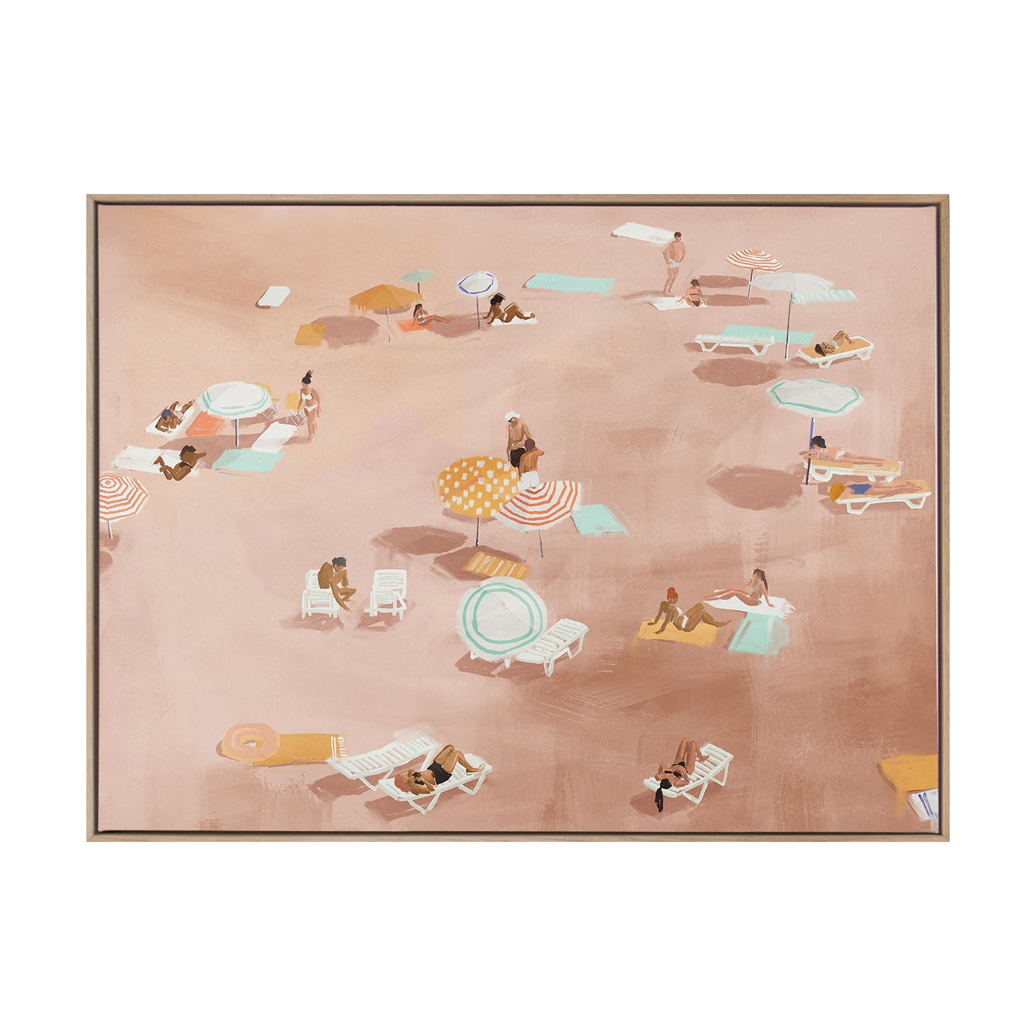 Under the Sun Warm Brown Printed Wall Art