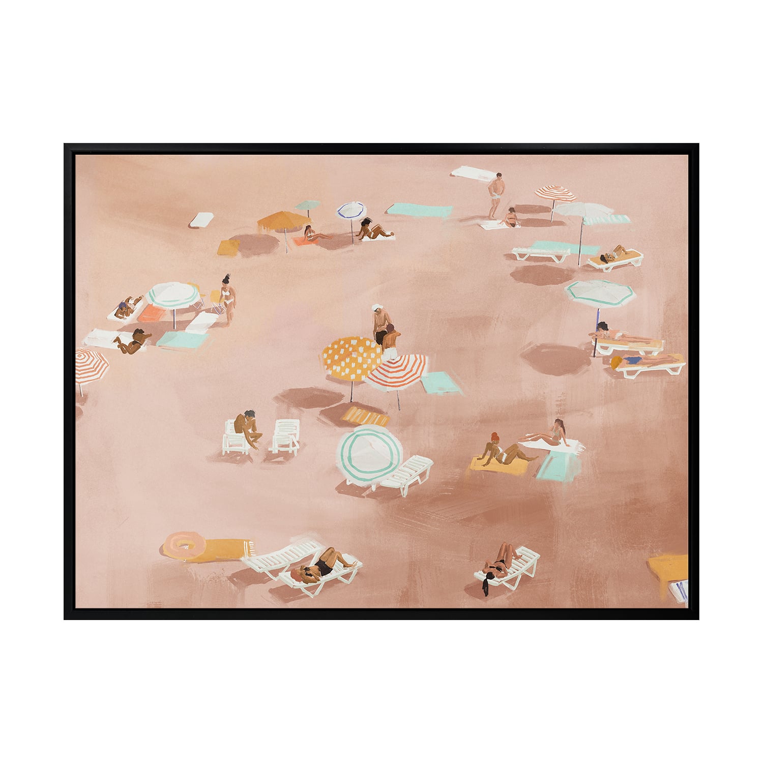 Under the Sun Warm Brown Printed Wall Art