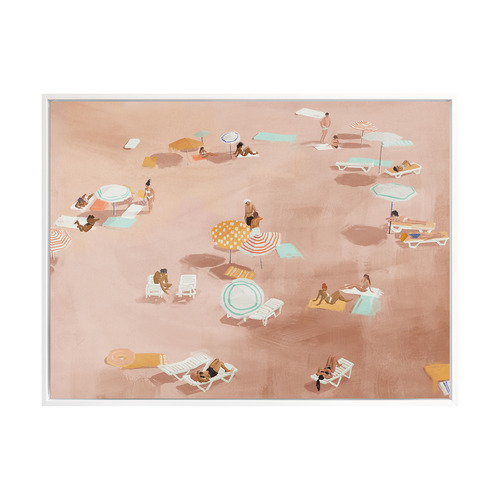 Under the Sun Warm Brown Printed Wall Art