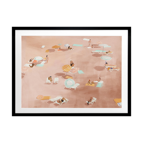 Under the Sun Warm Brown Printed Wall Art