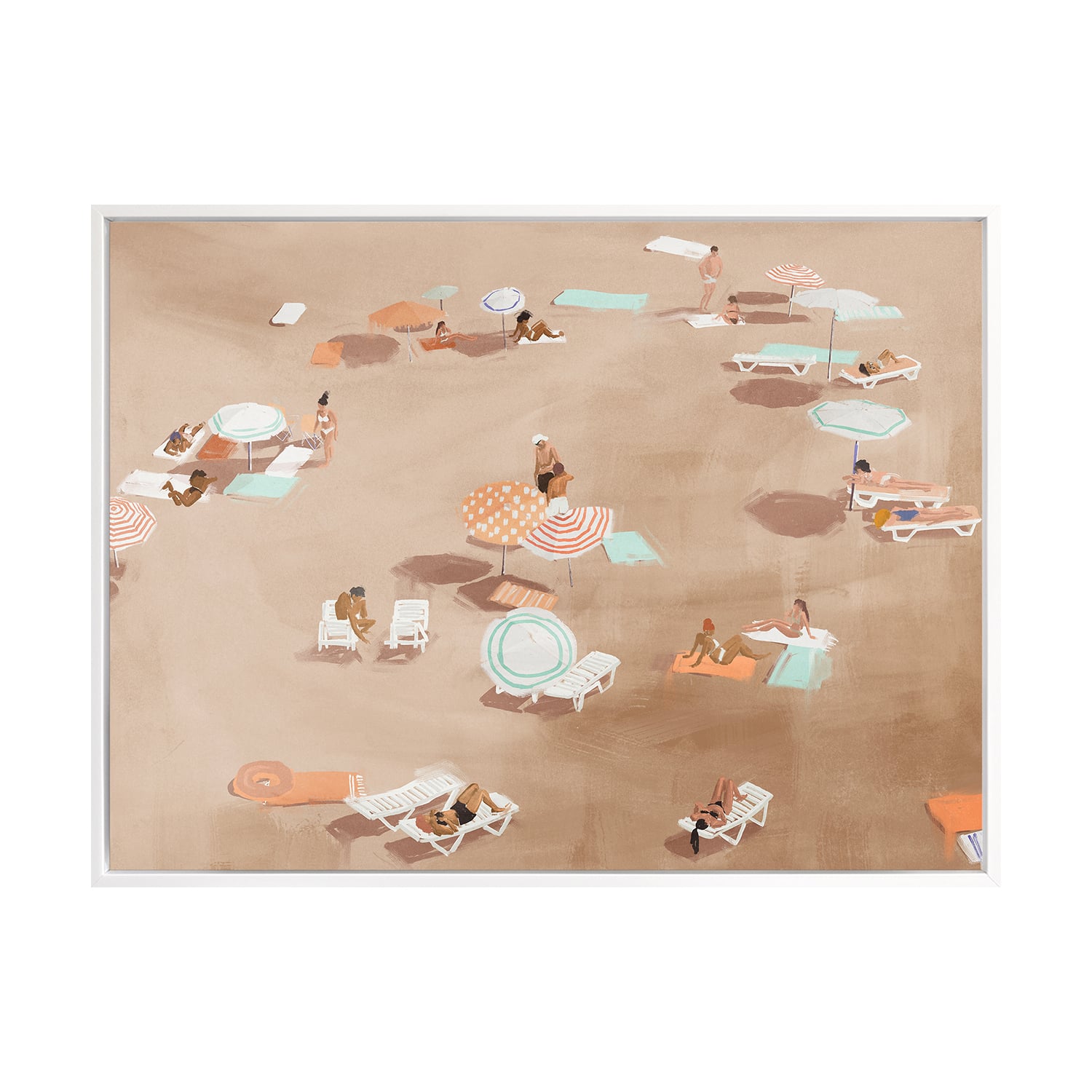 Under the Sun Cool Brown Printed Wall Art