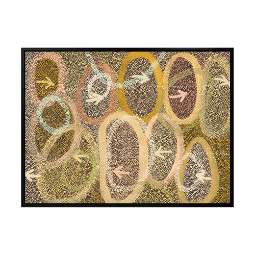 Multi-Coloured Yankirri Jukurrpa IV Printed Wall Art