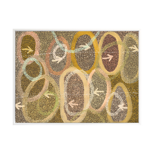Multi-Coloured Yankirri Jukurrpa IV Printed Wall Art