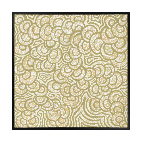 Gold Lukarrara Jukurrpa Printed Wall Art