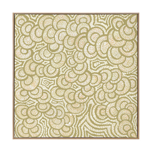 Gold Lukarrara Jukurrpa Printed Wall Art