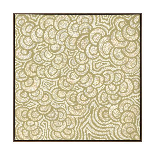 Gold Lukarrara Jukurrpa Printed Wall Art