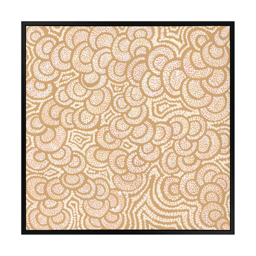 Mustard Lukarrara Jukurrpa Printed Wall Art