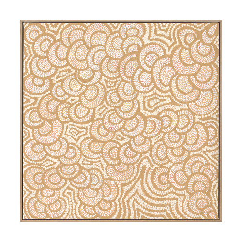 Mustard Lukarrara Jukurrpa Printed Wall Art