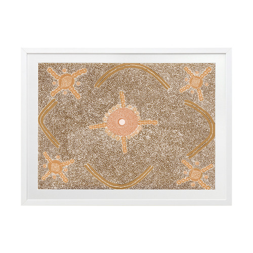 Mina Mina Jukurrpa IX Printed Wall Art