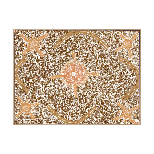 Mina Mina Jukurrpa IX Printed Wall Art