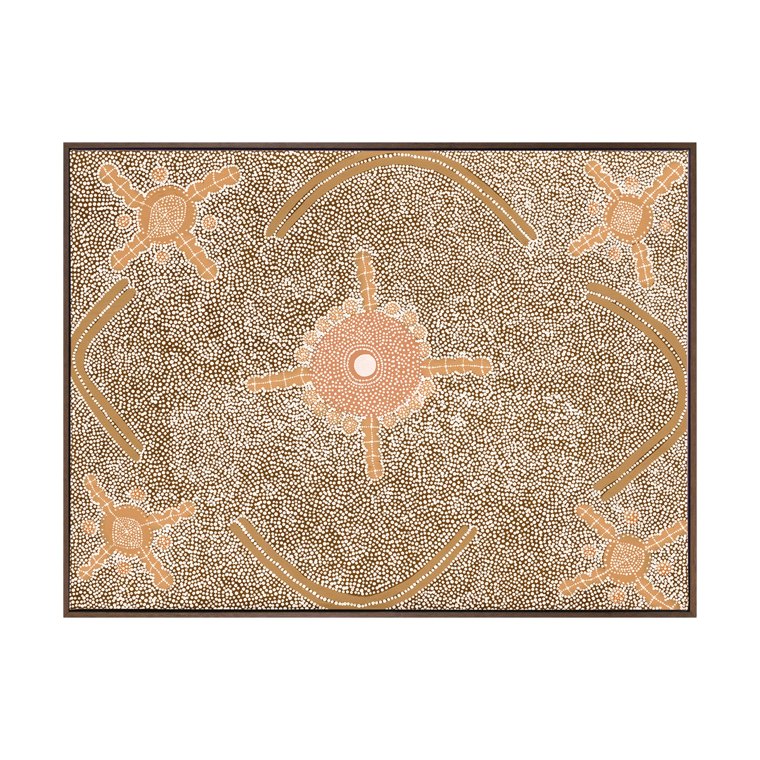 Mina Mina Jukurrpa IX Printed Wall Art