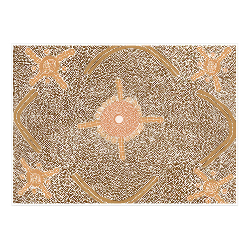 Mina Mina Jukurrpa IX Printed Wall Art