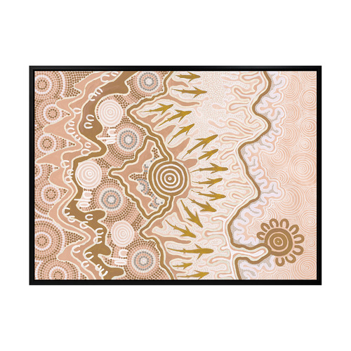 Blush Pink Birrbay Connection Printed Wall Art