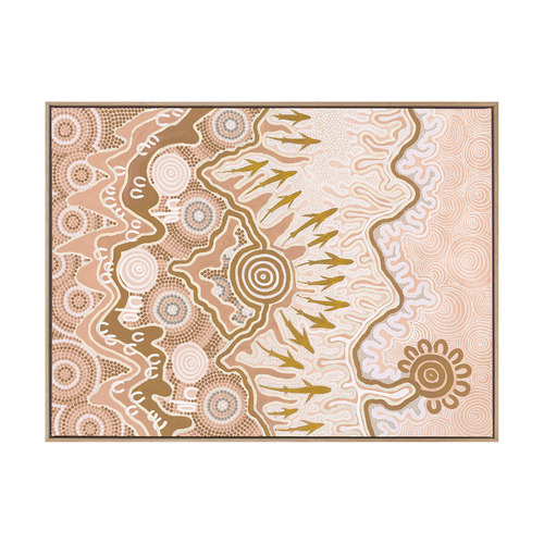 Blush Pink Birrbay Connection Printed Wall Art