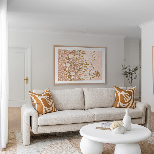 Blush Pink Birrbay Connection Printed Wall Art