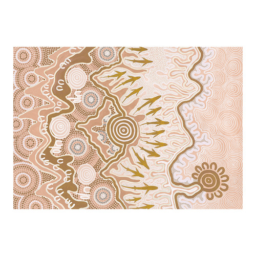 Blush Pink Birrbay Connection Printed Wall Art