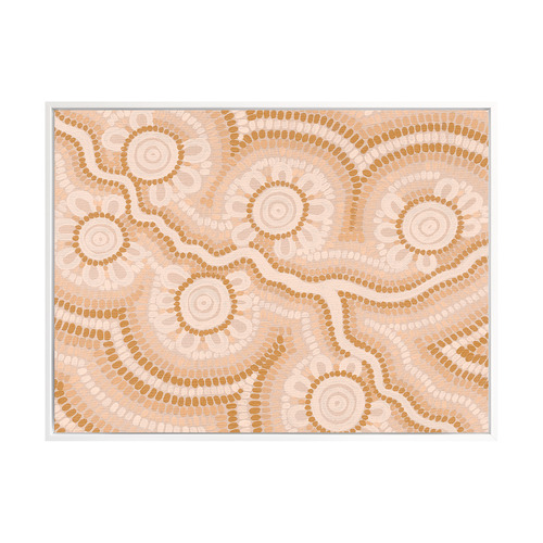 Neutral Connection to the River Printed Wall Art