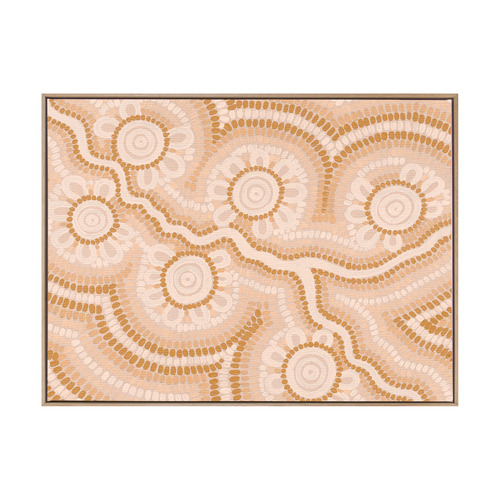 Neutral Connection to the River Printed Wall Art
