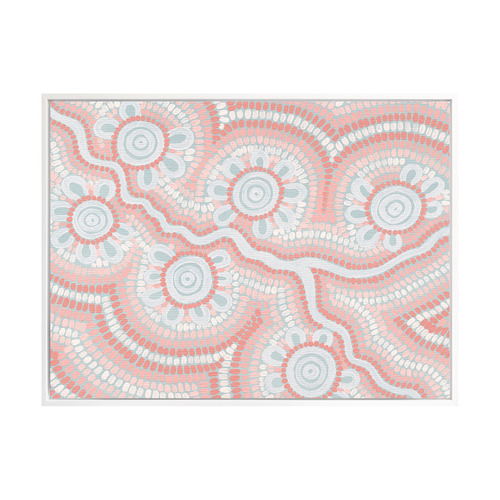Blush Pink Connection to the River Printed Wall Art