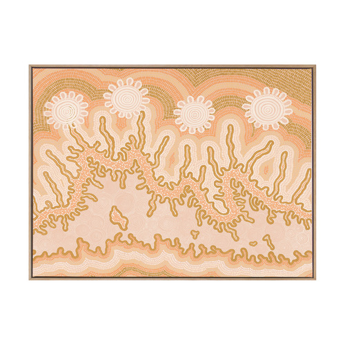 Mustard Spiritual Connection Printed Wall Art