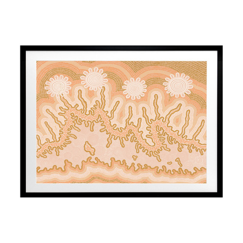 Mustard Spiritual Connection Printed Wall Art