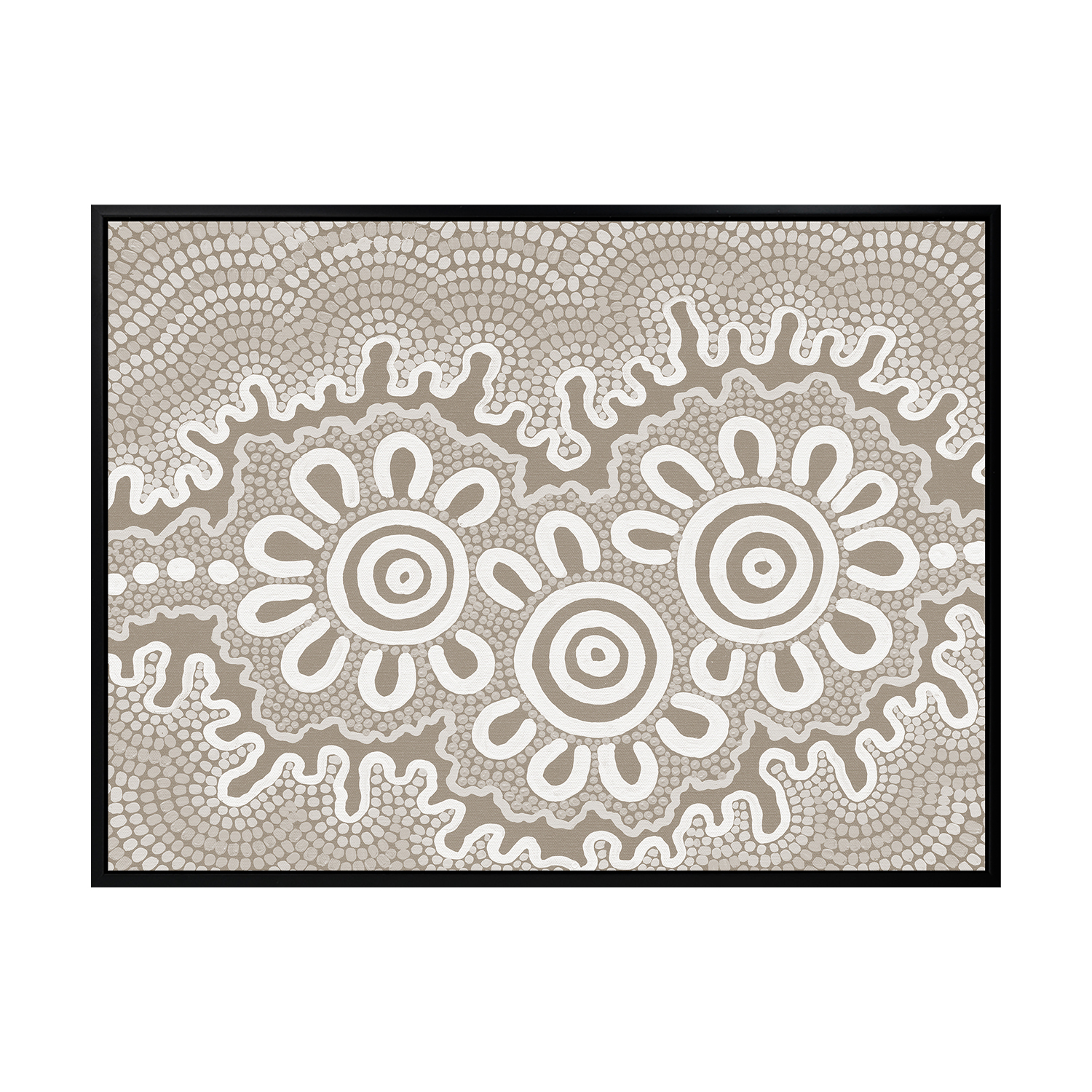 Grey Small Gatherings Printed Wall Art
