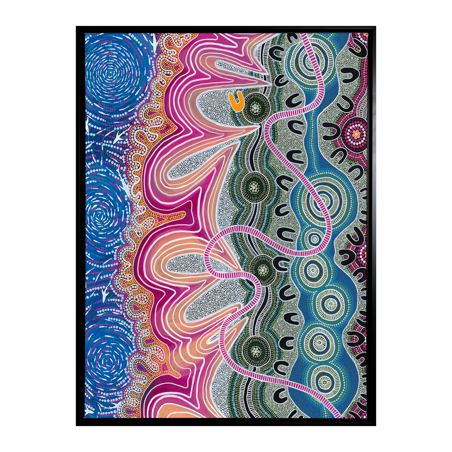 Multi-Colour Mullet Run Canvas Wall Art