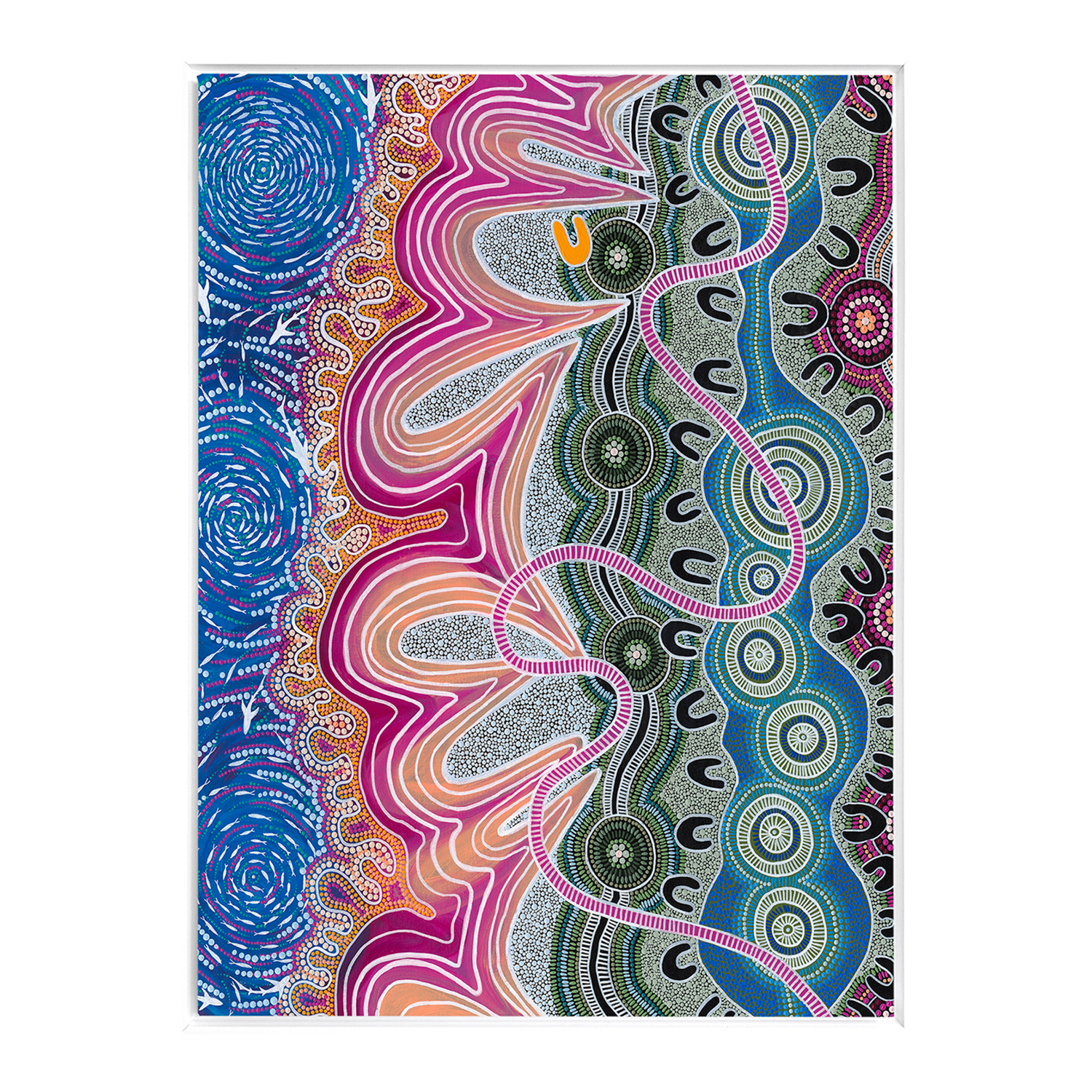 Multi-Colour Mullet Run Canvas Wall Art