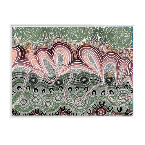 Green Mullet Run Canvas Wall Art