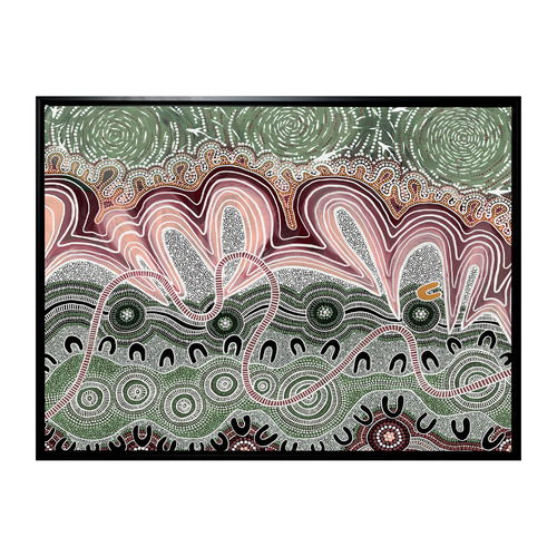 Green Mullet Run Canvas Wall Art