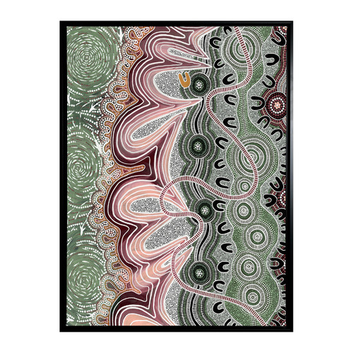 Green Mullet Run Canvas Wall Art