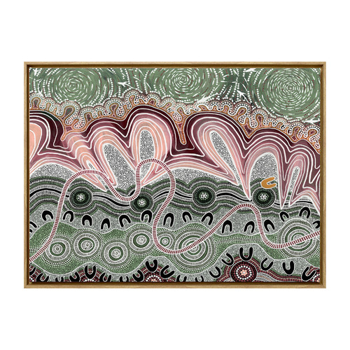 Green Mullet Run Canvas Wall Art