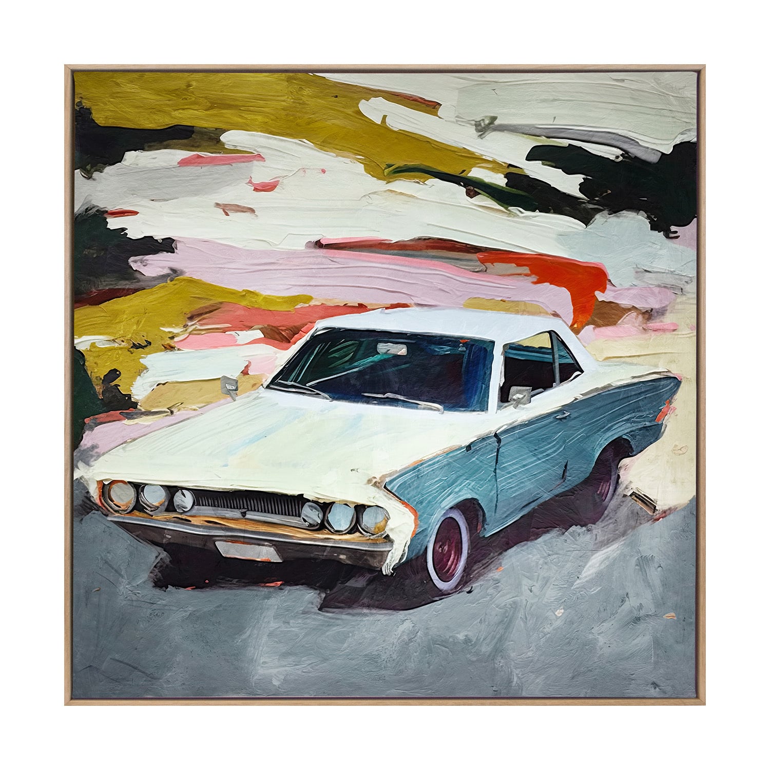 Vintage Car I Printed Wall Art
