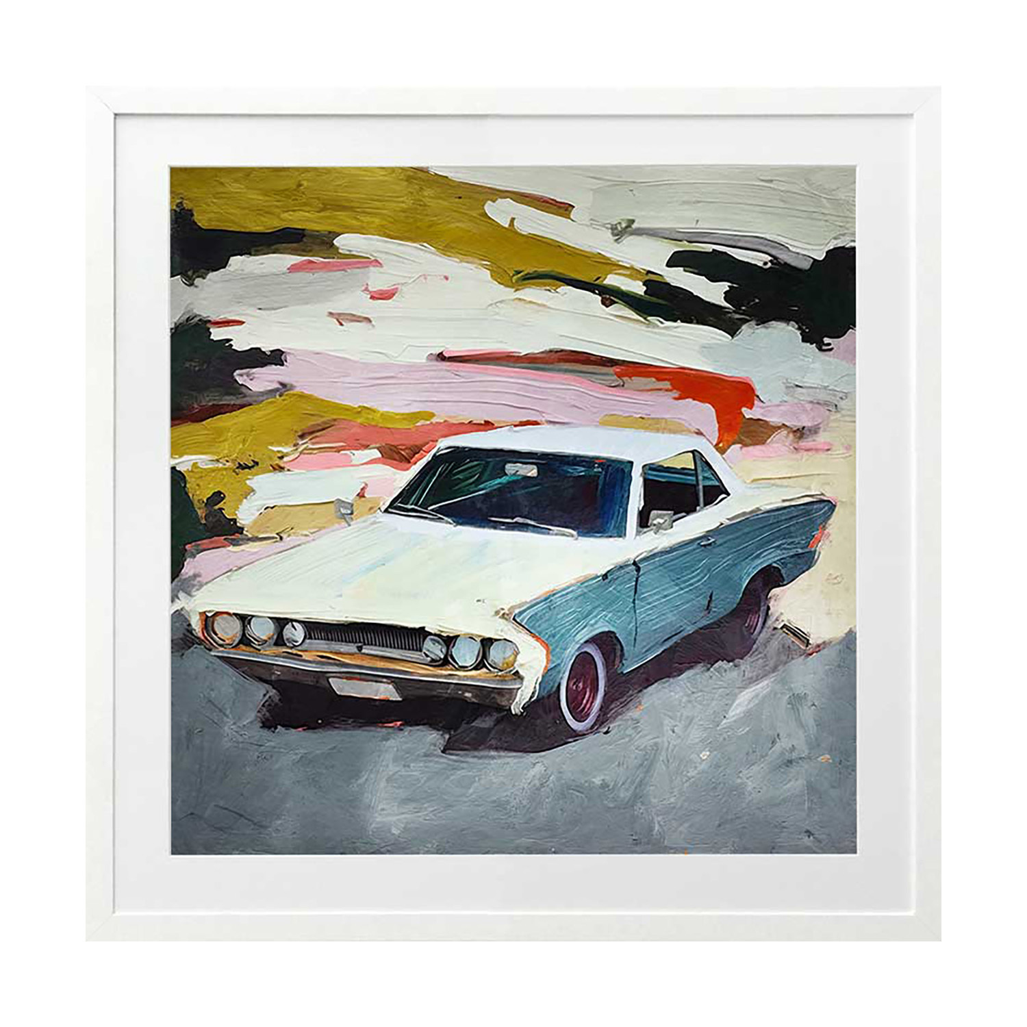 Vintage Car I Printed Wall Art