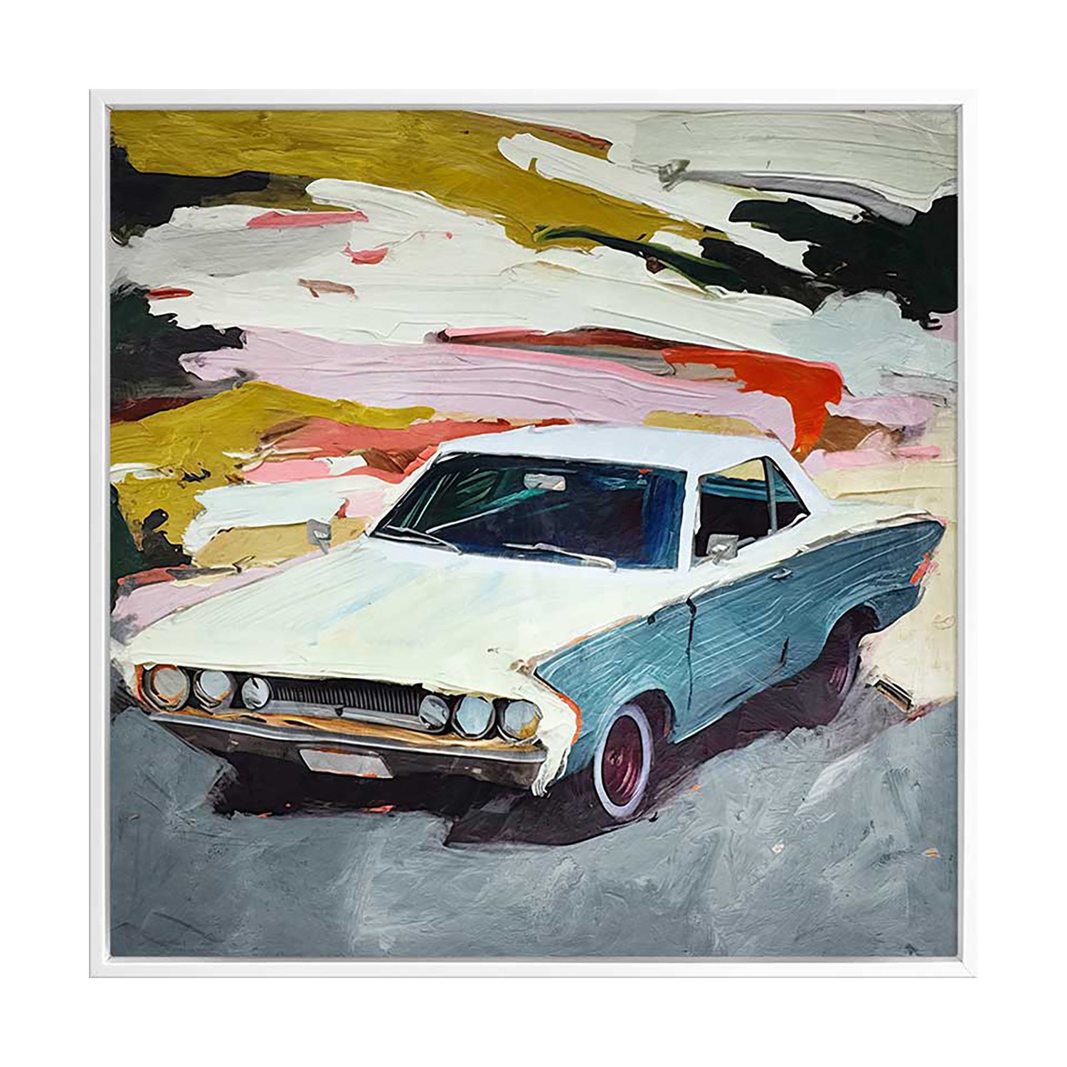 Vintage Car I Printed Wall Art