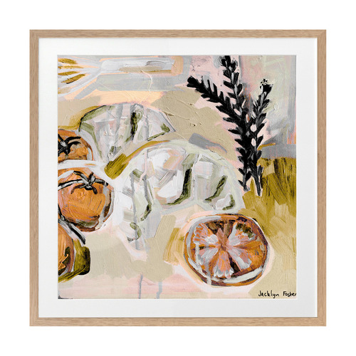 Orange Whisk It Printed Wall Art