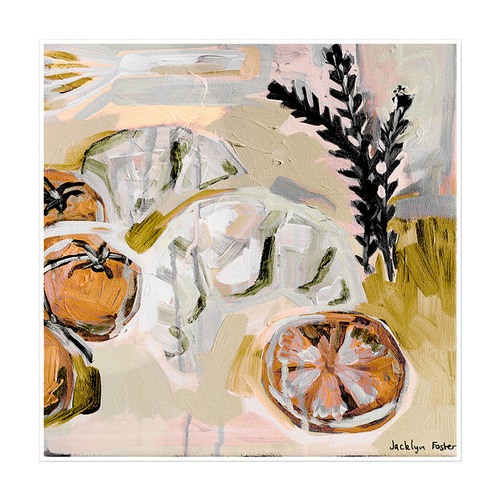 Orange Whisk It Printed Wall Art