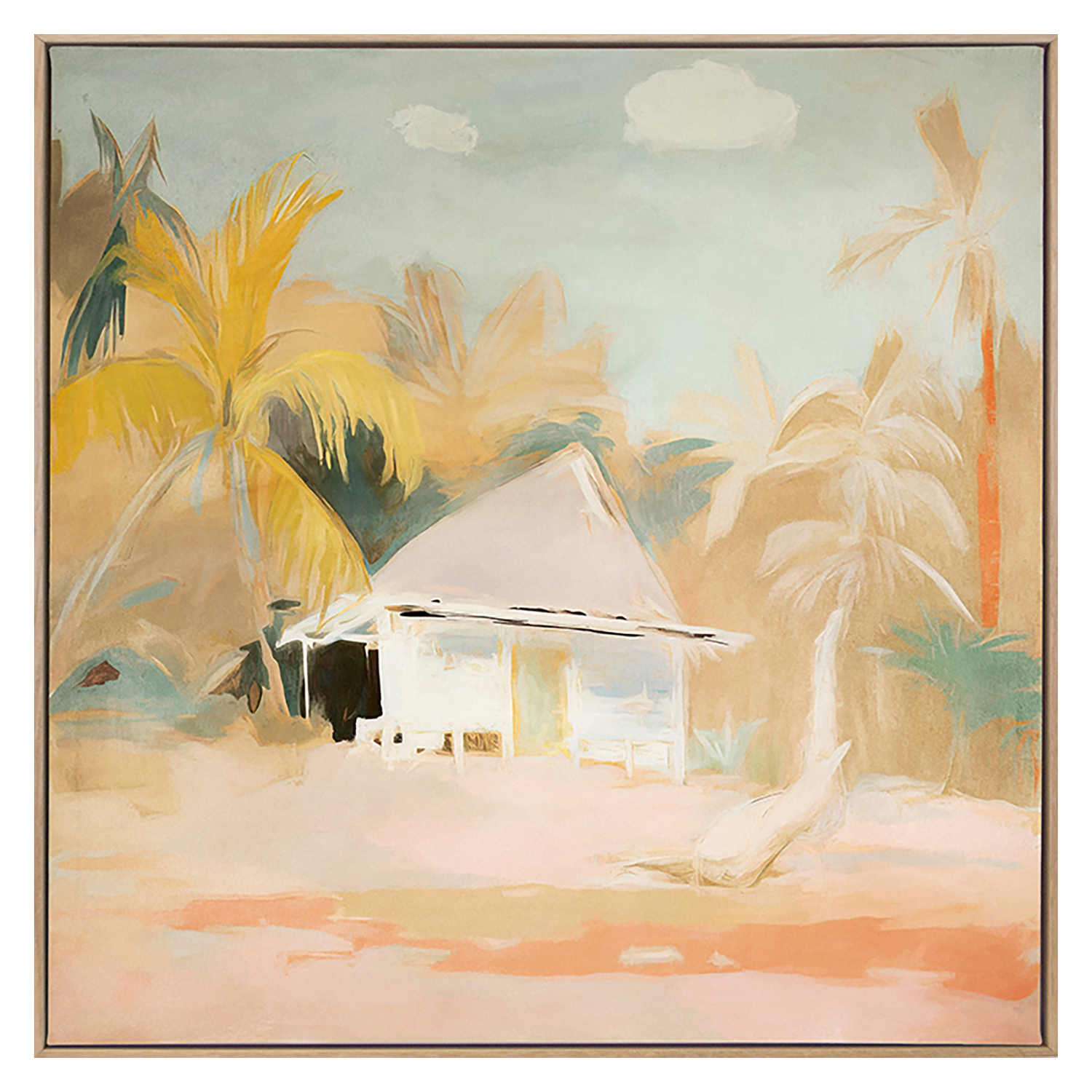 The Beach Hut I Printed Wall Art