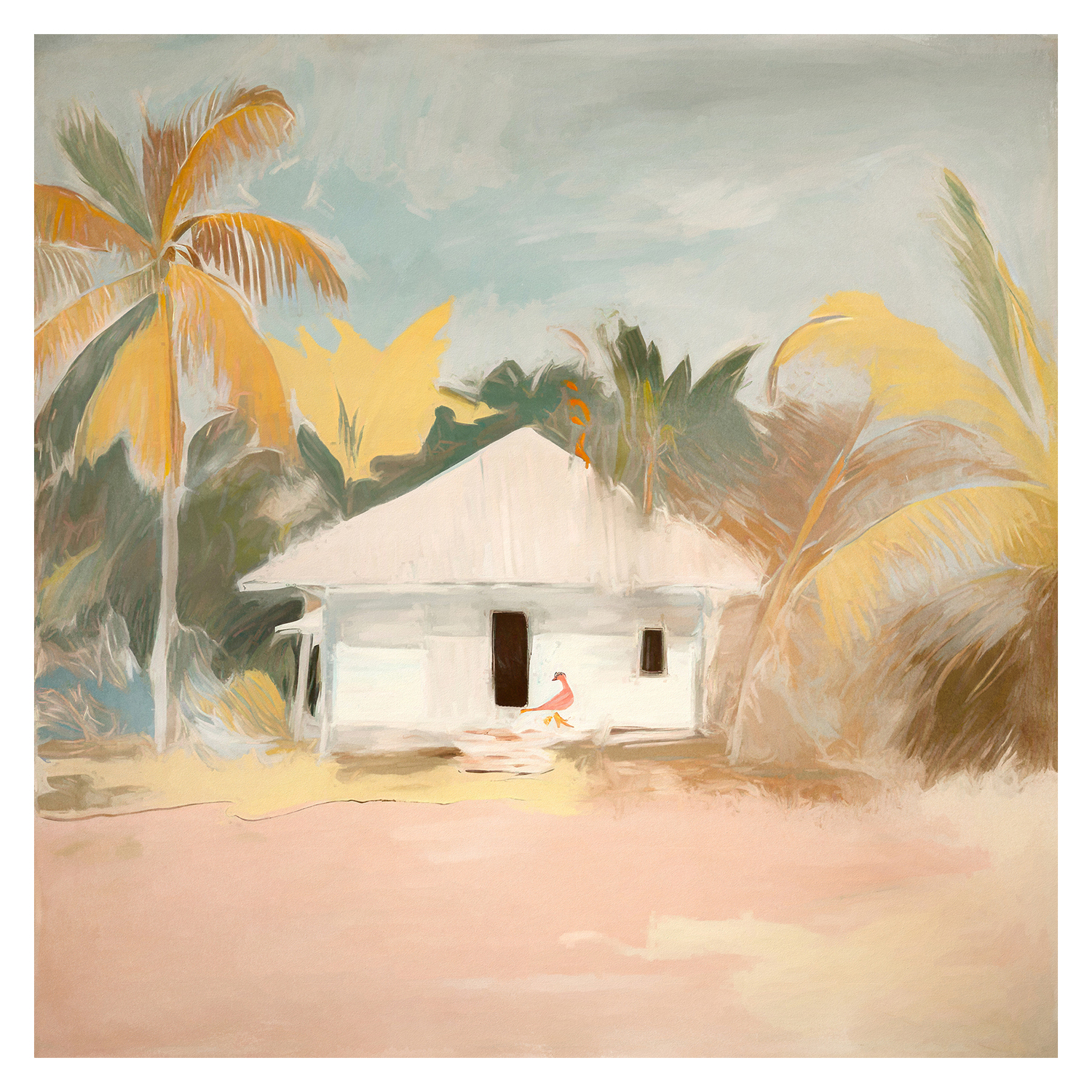 The Beach Hut II Printed Wall Art