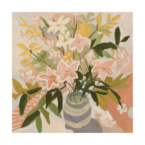 Sunlit Bouquet Canvas Wall Art