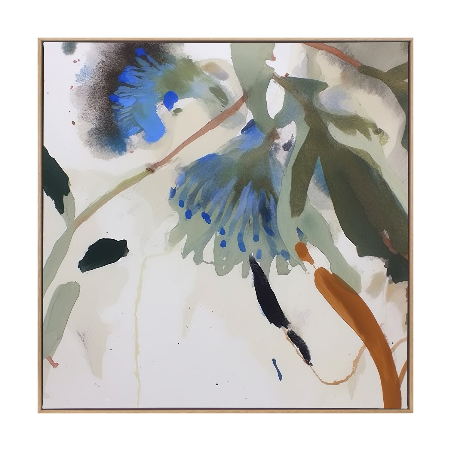 Blue Nectar III Canvas Wall Art